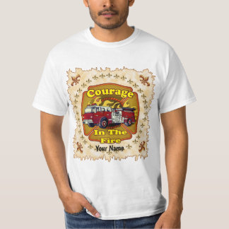 Mut Feuerwehrleute für Feuerwehrfahrzeuge T - Shir T-Shirt