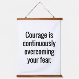 Mut-Holz-Topped-Wandteppich Wandteppich Mit Holzrahmen