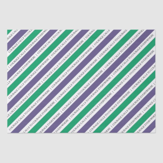 Mut ruft dazu auf, Feministentetikettierungspapier Seidenpapier (Vorderseite)