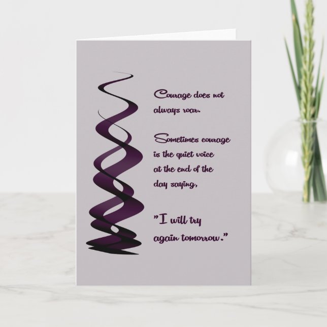 Mut verbreitet sich nicht immer karte (Vorderseite)