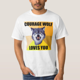 MUT-WOLF Lieben Sie T - Shirt
