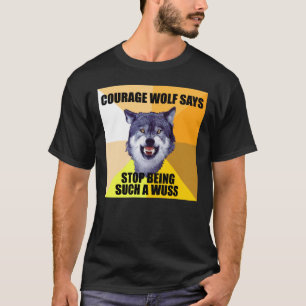 MUT-WOLF sagt T-Shirt