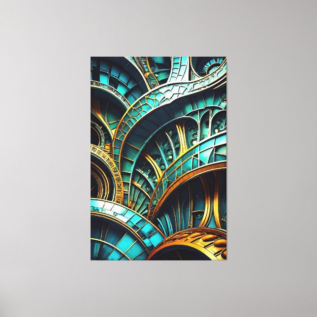 Mutant 4 Canvas Print Leinwanddruck (Vorderseite)