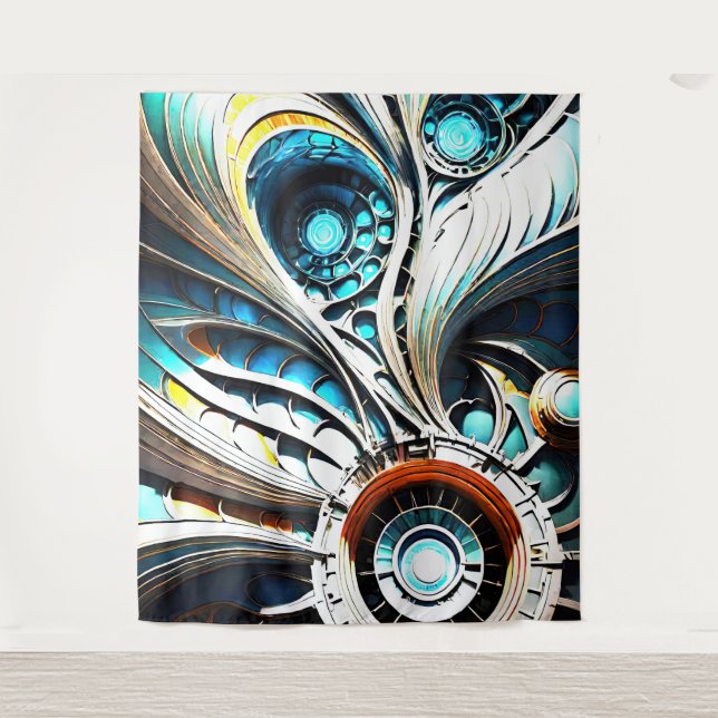 Mutant 5 Tapestry Wandteppich (Vorderseite)