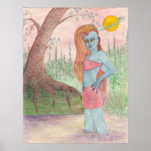 Mutant Ana Anastasia Canvas Print Poster (Vorne)