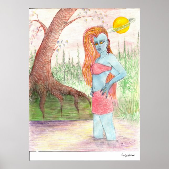 Mutant Anna Anastasia Original, Art Signature Poster (Vorne)