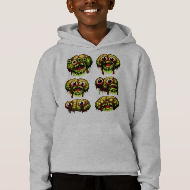 Mutant Brain Monsters Hoodie (Vorderseite)