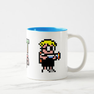 Mutant Mudds Zwei-Ton Tasse
