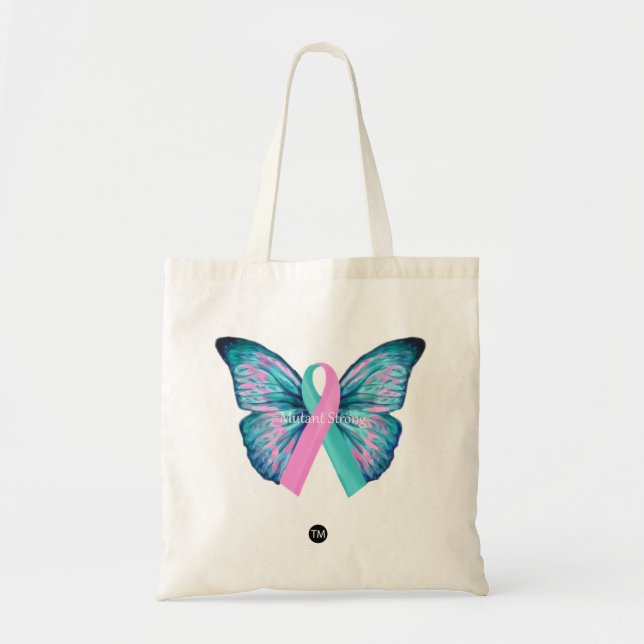 Mutant Strong Large Butterfly Tote Bag Tragetasche (Vorne)
