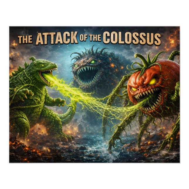 Mutantengemüse Halbglanzposter Poster (Vorderseite)