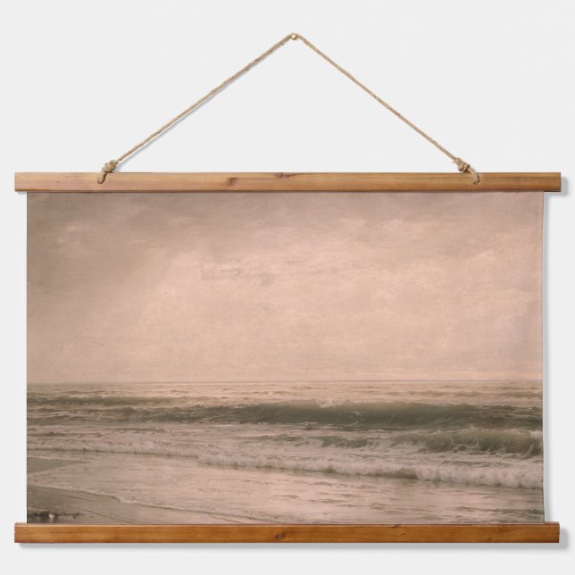 Mutation Seascape Paint Wandteppich Mit Holzrahmen (Vorne)