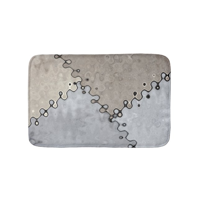 Mute Earth Tones Badematte (Vorderseite)