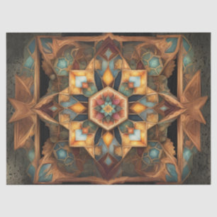 Mute Farbe Mandala-Dekodia Seidenpapier