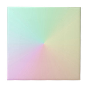 Mute Gradient Ombre Rainbow Pastel Ästhetische Fliese
