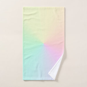 Mute Gradient Ombre Rainbow Pastel Ästhetische Handtuch