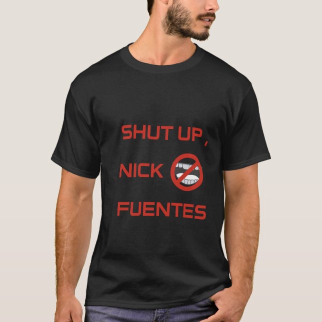 “Mute Nick Fuentes” T-Shirt (Vorderseite)