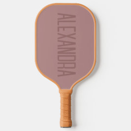 Mute rosa Moderne Name Pickleball Paddel Schläger