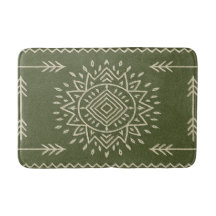 Mute Sage Green Badezimmer Mat