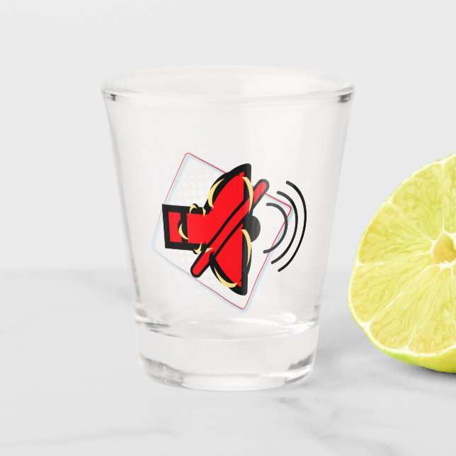 Mute Schnapsglas (Vorderseite)