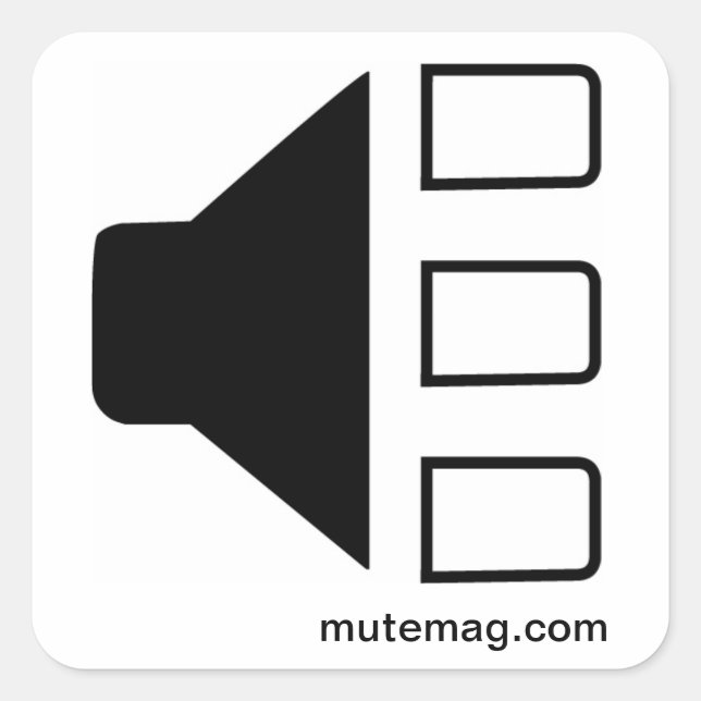 Mute Sticker (Vorderseite)