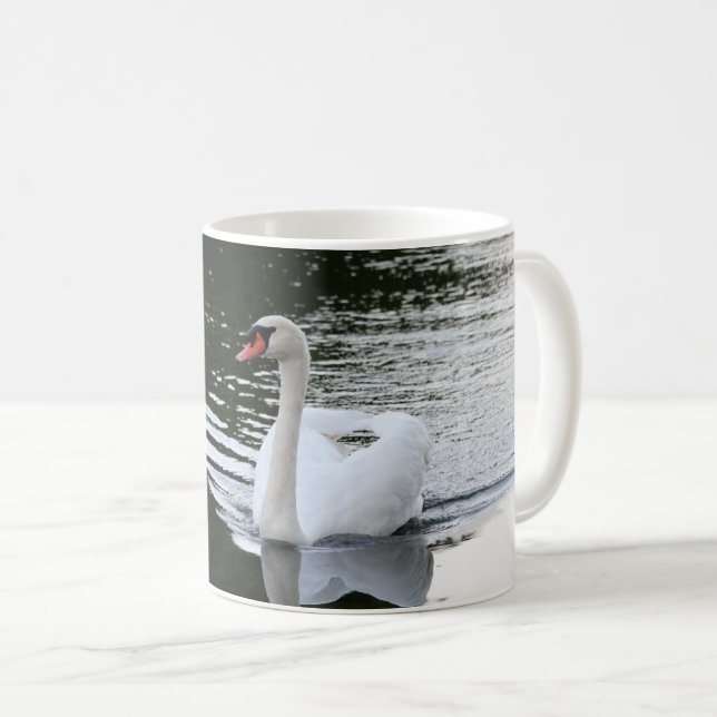 Mute Swan Kaffeetasse (VorderseiteRechts)