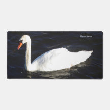 Mute Swan-Schreibtischmatte
