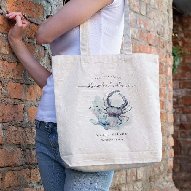 Mute Unterwasser-Krebskorbe Nautisches Brautparty Tragetasche (Von Creator hochgeladen)