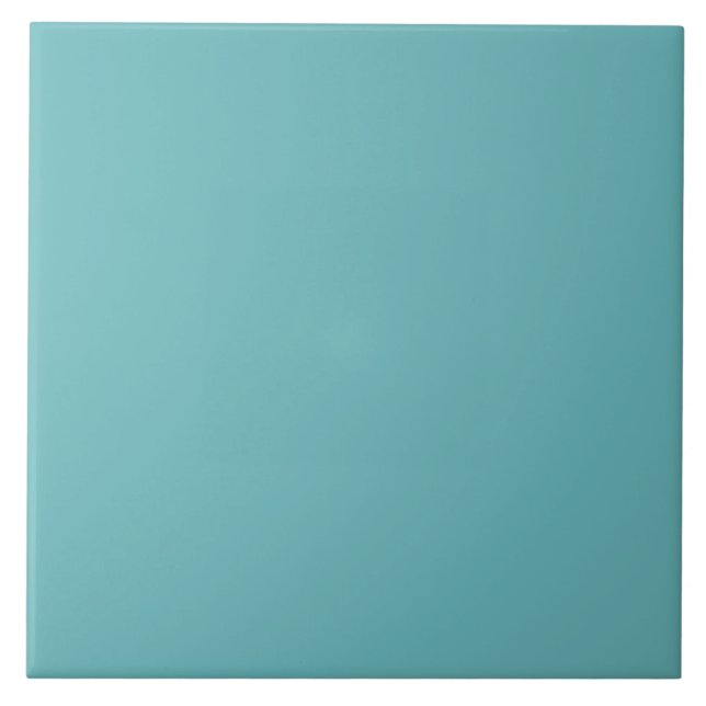 Muted Aqua Ceramic Tile Fliese (Vorderseite)