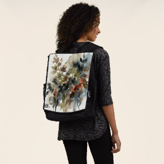 Muted Forest Watercolor Rucksack
