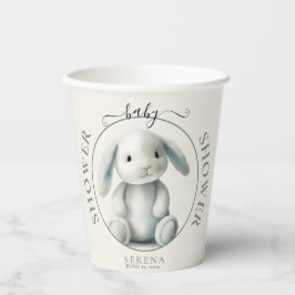Muted getufft Bunny BABY SHOWER Pappbecher