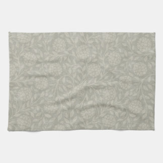 Muted Gray Farmhouse Floral Geschirrtuch