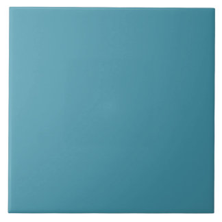 Muted Marine Blue Ceramic Tile. Fliese
