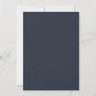 Muted Navy Blue 5" x 7" Blank Sample Wedding Einladung