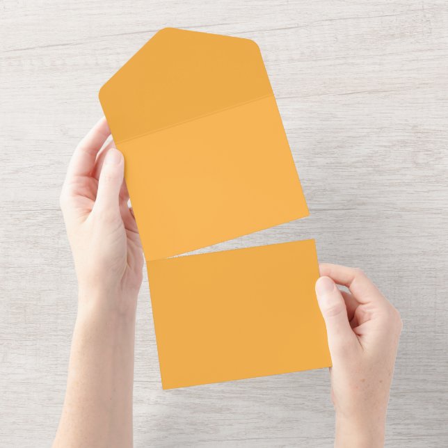 Muted Orange Background Texture for Web and Print All In One Einladung (Abreißtisch)