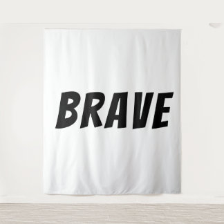 Mutig Motivierend Inspirierend Wandteppich
