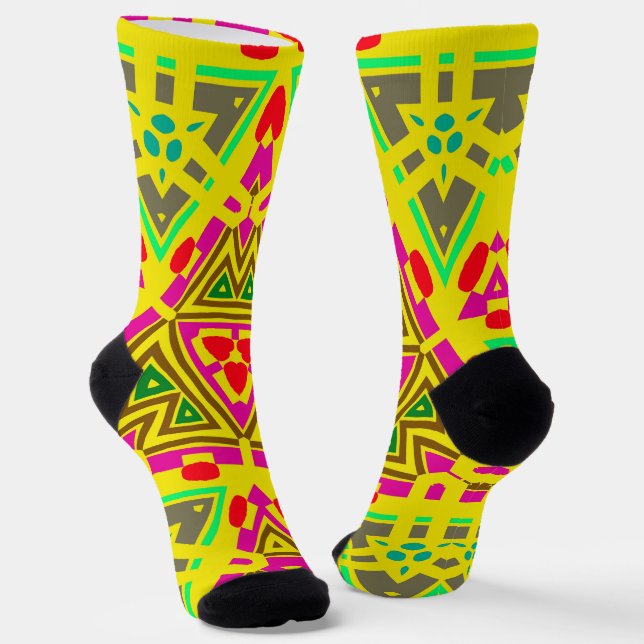 mutig und schön socken (Gewinkelt)