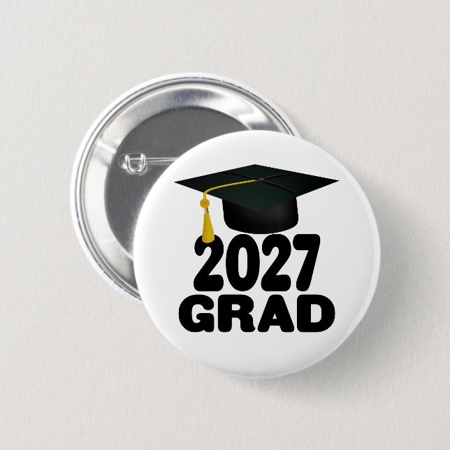 Mutige Abschlussklasse 2027 Button (Vorne & Hinten)