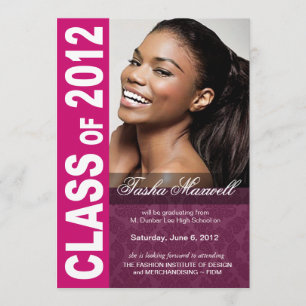 Mutige, angesagte Abschluss-Foto-Mitteilung 2012 Ankündigung