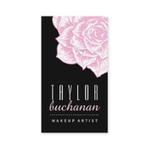 Mutige BlumenVisitenkarte-Schablone