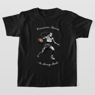 Mutige Damen-Basketball-Grafik – T-Shirt
