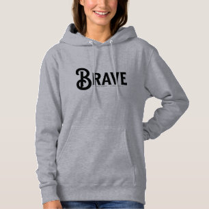 mutige, einfache Skripttrendy-Zitate Hoodie
