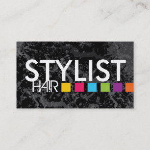 Mutige Friseursalon-Visitenkarte Visitenkarte