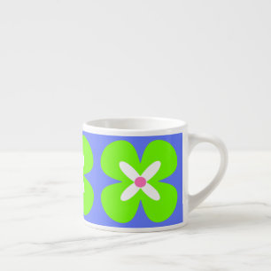 mutige grafische Blume CaféOlé 6oz. Espressoscha Espressotasse