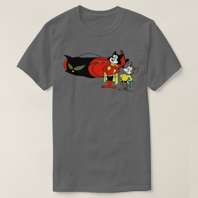 mutige Katze T-Shirt (Design vorne)