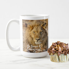 Mutige Löwe Kaffeetasse