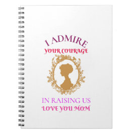 mutige Mutter Notizblock