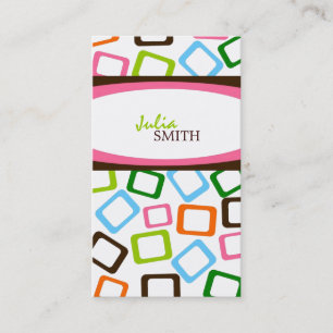 Mutige Retro Visitenkarten Visitenkarte