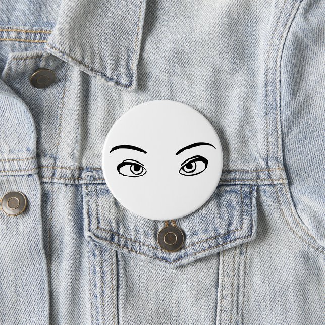 mutige Schwarz-Weiß-Illustration Button (Von Creator hochgeladen)