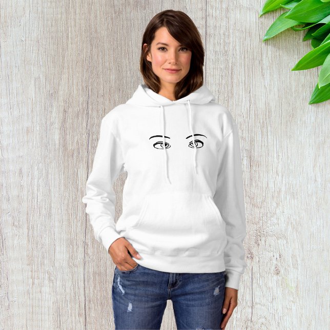 mutige Schwarz-Weiß-Illustration Hoodie (Von Creator hochgeladen)