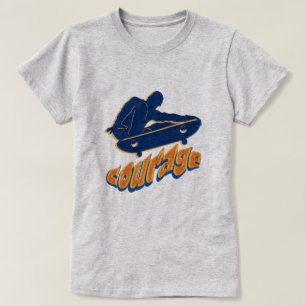 Mutige Skateboarder T-Shirt